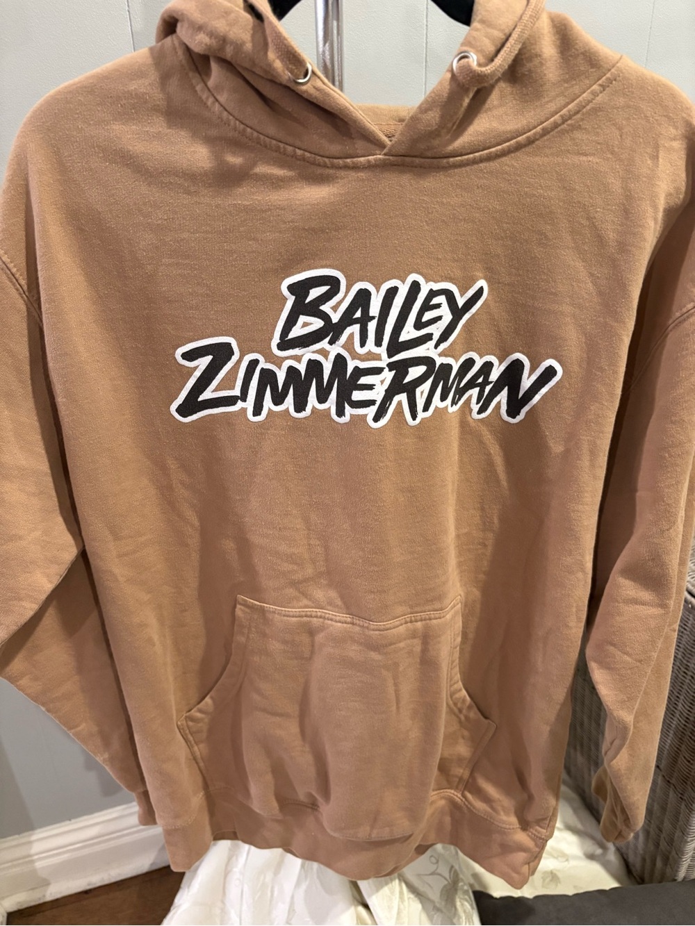 Men’s Brown Bailey Zimmerman Logo Hoodie